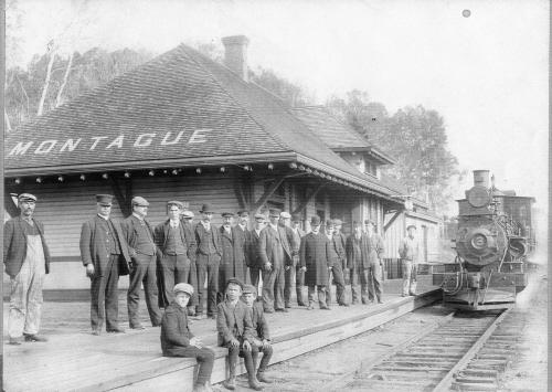 Arrival of first locomotive, July 1, 1906; Garden of the Gulf Museum, Donna Collings Collection