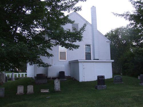 Rear elevation, William Black Memorial United Church, Glen Margaret, Nova Scotia, 2007.
; Heritage Division, NS Dept. of Tourism, Culture and Heritage, 2007