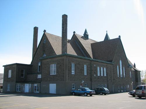 Rear view of the new Sainte-Thérèse Church.; City of Dieppe
