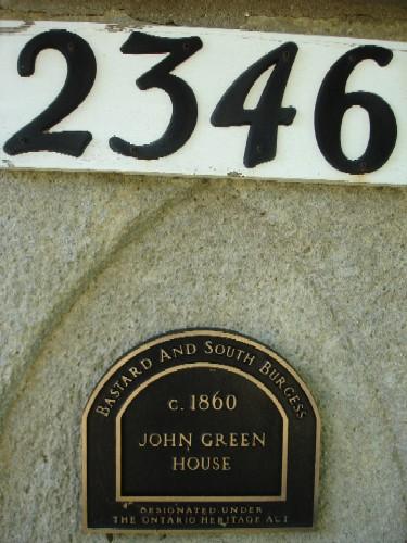 Rideau Lakes Heritage Plaque; RHI 2006