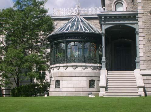 Détail de la maison Shaughnessy; Ministère de la Culture, des Communications et de la Condition féminine, Jean-François Rodrigue, 2004
