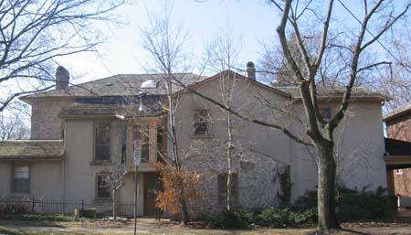 Featured is the Arthur Street elevation with asymmetrical additions.; Lindsay Benjamin, 2007
