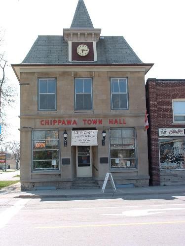 Chippawa Town Hall compliments the Cummington Square streetscape with its storefront architecture.; City of Niagara Falls
