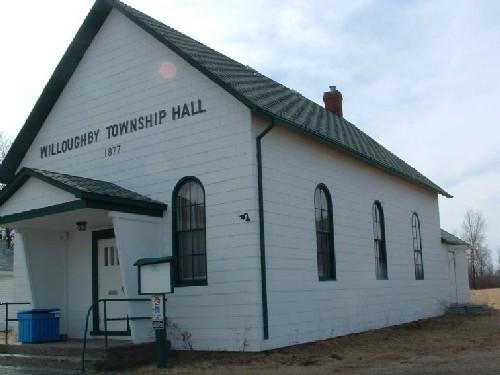 Willoughby Township Hall, located on Sodom Road in Niagara Falls.; City of Niagara Falls