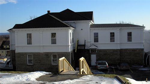 Rear elevation, Victoria County Court House, Baddeck, NS, 2008.; Dept. of Tourism, Culture and Heritage, Province of Nova Scotia, 2008