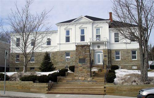 Front elevation, Victoria County Court House, Baddeck, NS, 2008.; Dept. of Tourism, Culture and Heritage, Province of Nova Scotia, 2008.
