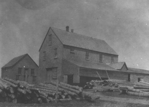 George Gard's sawmill, c. 1910; Alberton Museum Collection