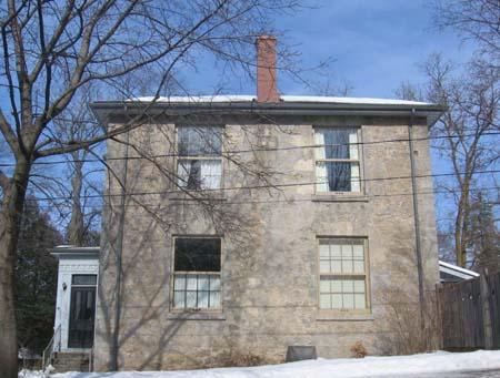 South elevation on Henderson Street featuring chimney, 2007.; Lindsay Benjamin, 2007.