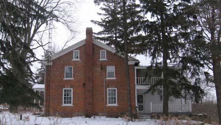 West elevation of the Schoerg Homestead depicting the rear-wing and 2-storey verandah, 2007.; Lindsay Benjamin, 2007.