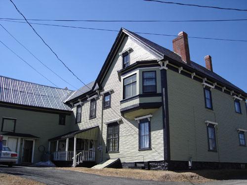 View of the rear elevation; Carleton County Historical Society