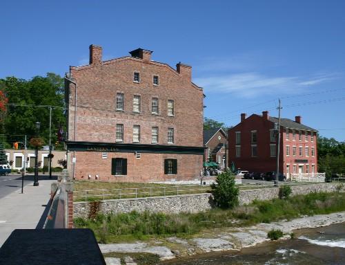 West facade, along the Ganaraska River; Susan Schappert, 2007