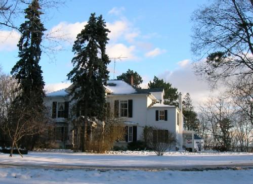 Front facade from laneway; Susan Schappert, 2007